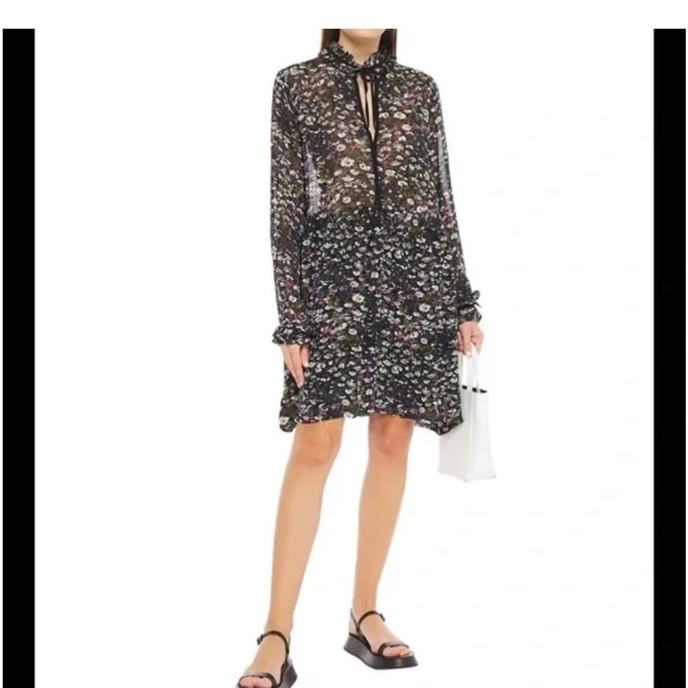 Ganni Floral Dress Small